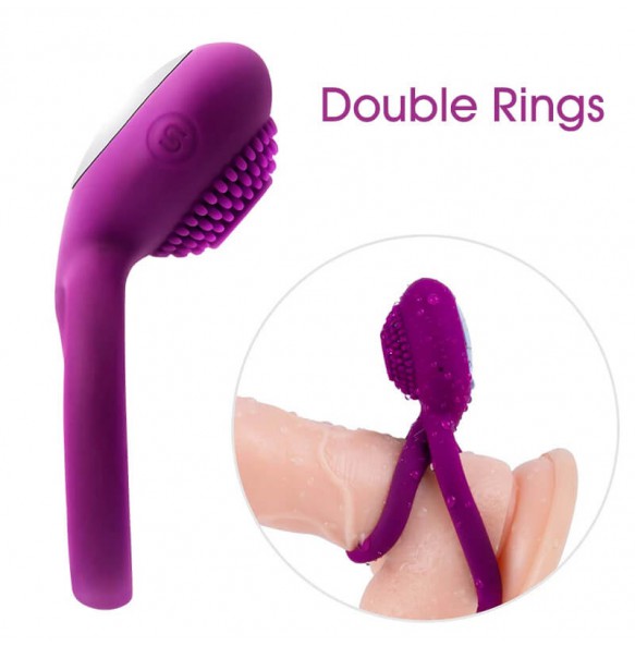 USA SVAKOM - Tammy Vibrating Penis Cock Ring (Chargeable - Purple)